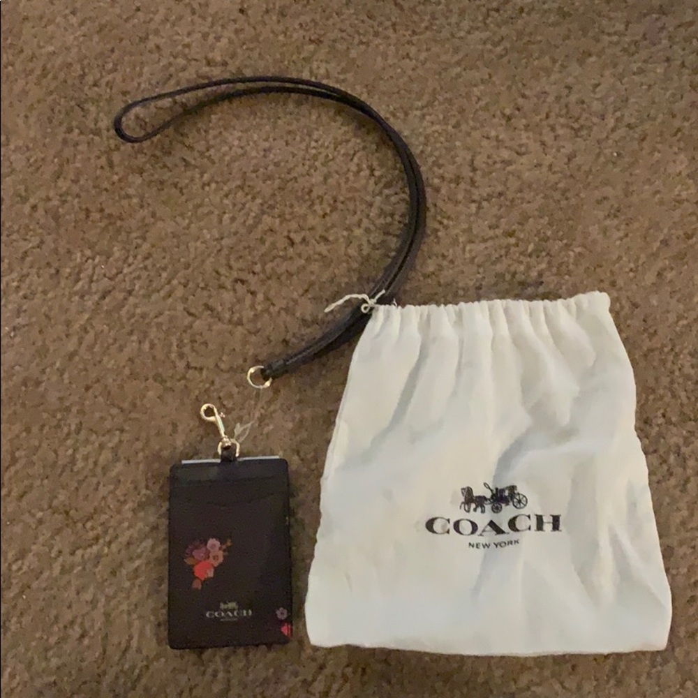 Coach ID lanyard  NWT